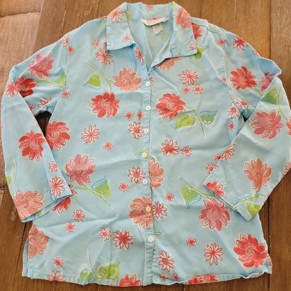 Fresh Produce Button Down Top S - Picture 1 of 8